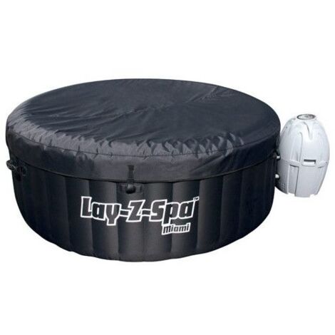 Spa gonflable 60001 Lay-Z-Spa® Miami Airjet™ rond 4 personnes Bestway