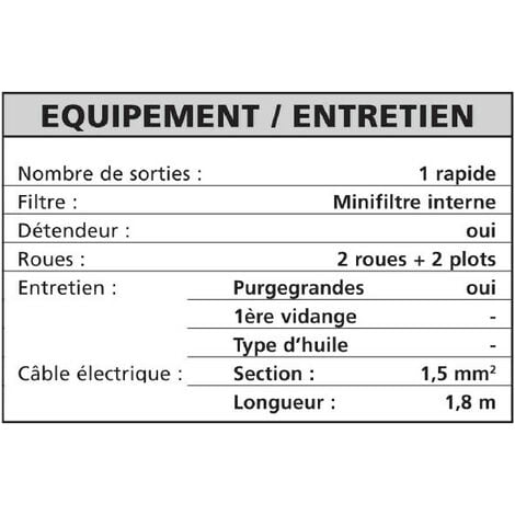Stanley - Compresseur vertical sans huile 100L 10 Bars 2,5Cv