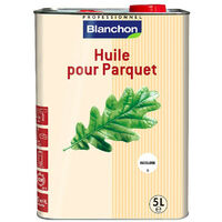 Blanchon – Huile pour parquet incolore 5L – Imprégnation facile – Anti-poussière – Rendement 20 m²/L – Séchage rapide 15-30 min