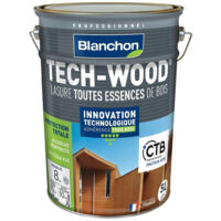 Blanchon – Lasure extérieure 5L chêne clair – Adhérence parfaite sur tous bois – Résistance UV et intempéries – Consistance crémeuse pour application facile
