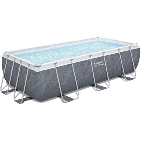 Bestway 5616N-7 Piscina base fuori terra Steel Pro Max da 404x201x100 cm