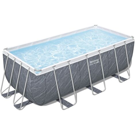 Bestway 56932-7 Piscina base fuori terra Steel Pro Max da 412x201x122 cm