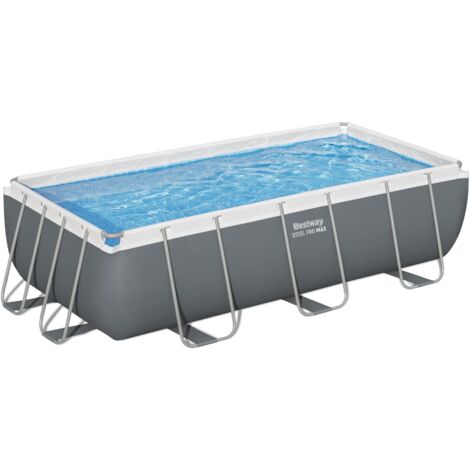 Bestway 56931-7 Piscina base fuori terra Steel Pro Max da 404x201x100 cm