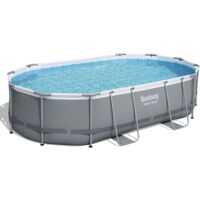 Bestway 56938 Piscina base fuori terra ovale Power Steel da 488x305x107 cm