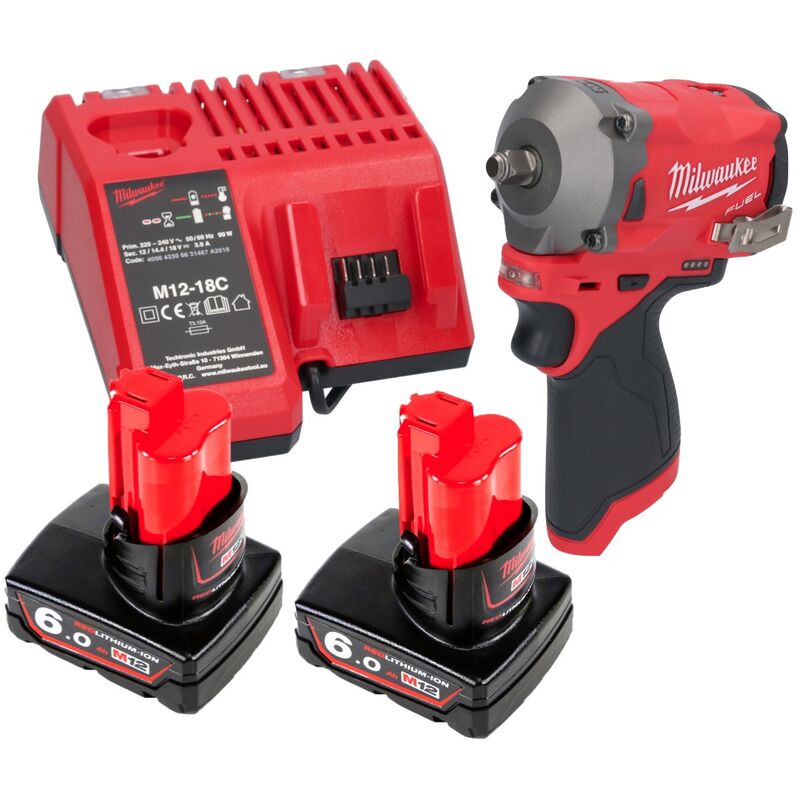 Compresseur / gonfleur 12V M12 BI-0 + 2 batteries 12V 4 Ah + 1 chargeur  C12C MILWAUKEE