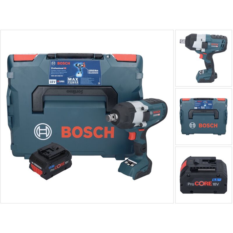 Boulonneuse choc sans-fil GDS18V-1000 Bosch solo carré 1/2 06019J8301