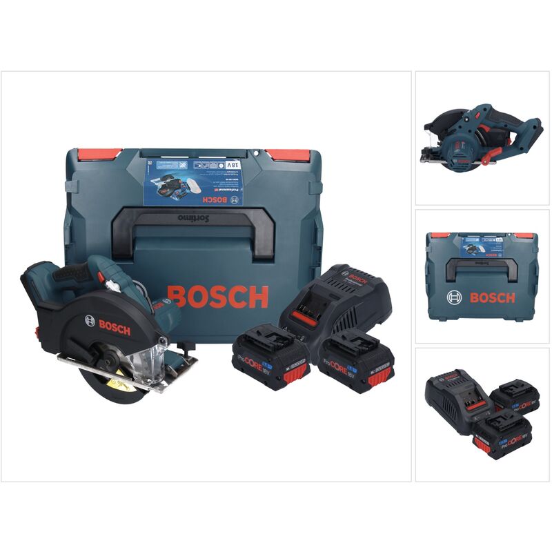 Bosch Professional 0601675002 Scie plongeante GKT 55 GCE 1400 W L-BOXX +  FSN 1600, Bleu, Bleu