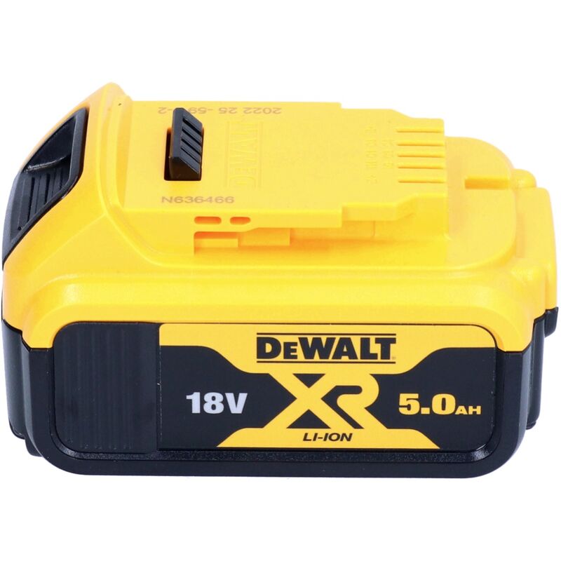 Ponceuse multifonction Dewalt DCW 210 N Ponceuse excentrique sans fil 18 V  125 mm Brushless + 1x batterie 5,0 Ah - sans chargeur