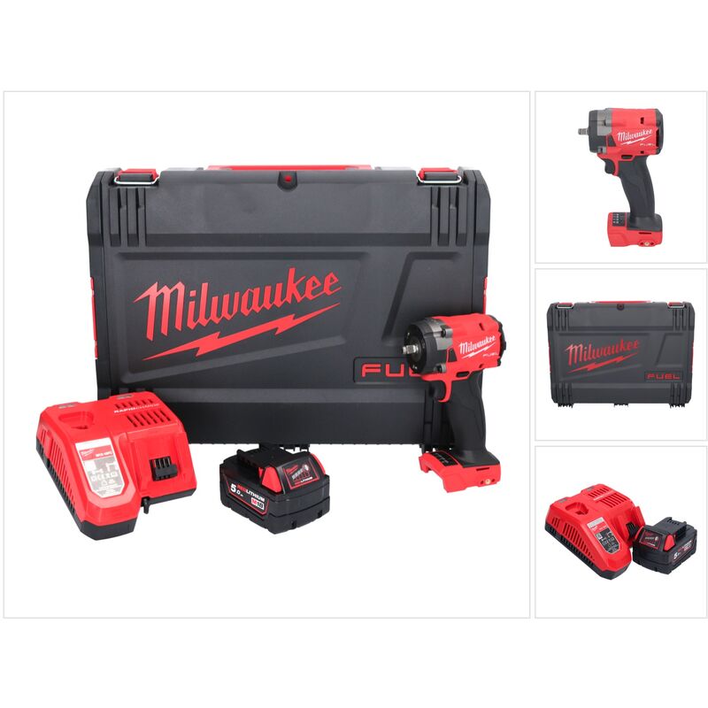 Milwaukee M18 ONEFHIWF34-501X Boulonneuse 18V Li-Ion 3/4 1627 Nm