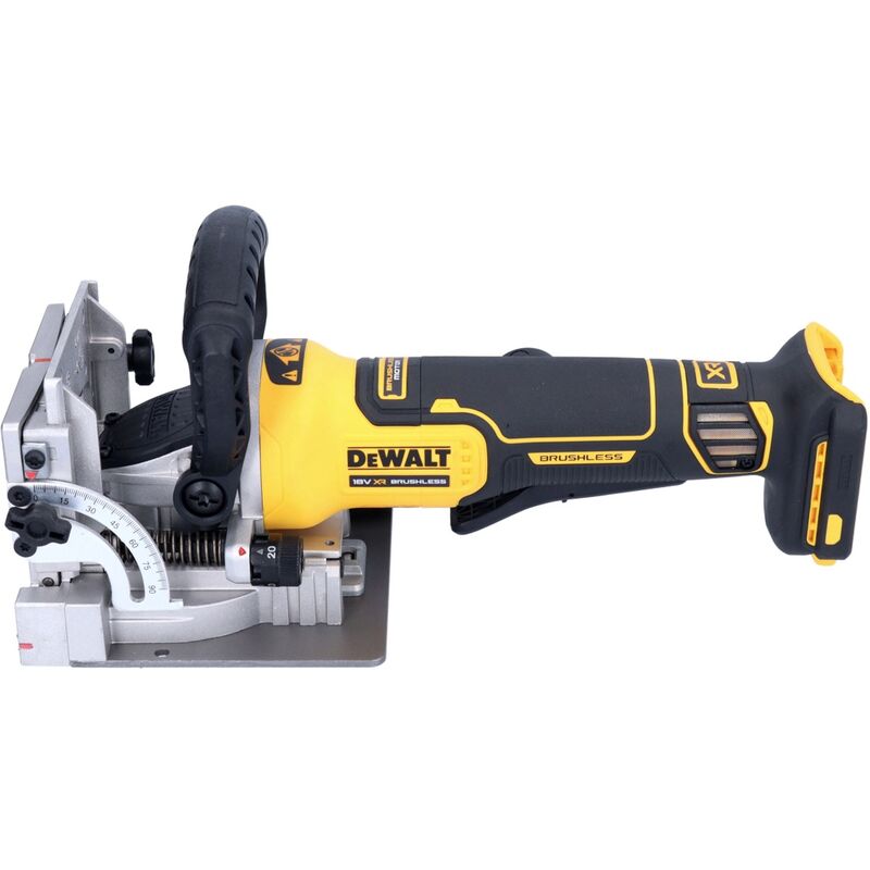 Dewalt DCW682NT-XJ Lamelleuse, Fraiseuse à lamelles 18V XR brushless avec  coffret T-STAK