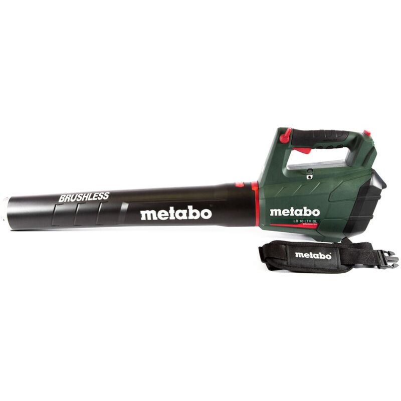 Souffleur De Feuilles Sans Fil Metabo LB 18 LTX BL - Moteur Brushless, Variable, Avec Bandoulière