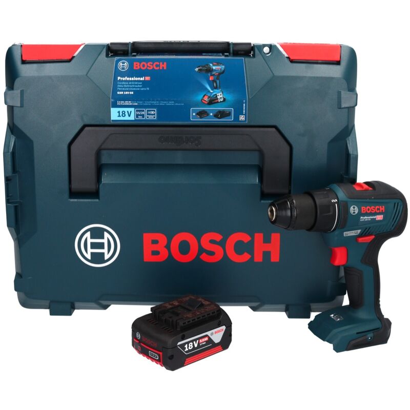 Kit professionnel 18V Bosch Professional perceuse-visseuse sans fil GSR 18V-55  + marteau perforateur sans