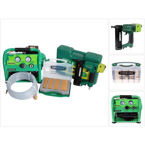 Prebena 2XR-J50 Luftdruck Druckluftnagler J-BOX Stauchkopfnägel Brads Prebena 2XR-J50 Luftdruck Druckluftnagler J-BOX Stauchkopfnägel Brads