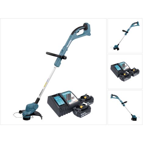 Makita – Coupe-bordure sans fil 18V avec 2 batteries 3,0Ah – Largeur de coupe 260mm – Moteur sans balais – Tête pivotante réglable - DUR193RF2 (1/5)