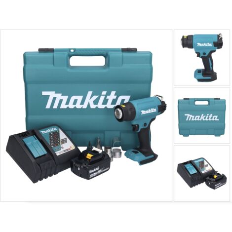 Makita DHG181RG1K Décapeur thermique sans fil 150 - 550°C 18V + 1x Batterie 6,0Ah + Chargeur + Coffret (1/5)