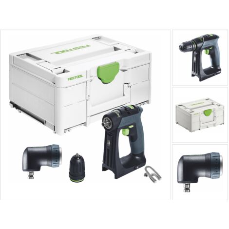 Festool – Perceuse-visseuse sans fil 18V 40Nm – Moteur Brushless – 2 vitesses 0-470/0-1600 min-¹ – Mandrin 1-10 mm – Systainer inclus