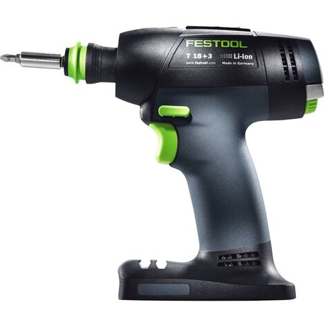 Festool T 18+3 Basic Perceuse-visseuse sans fil 18 V 50 Nm Brushless + 1x batterie 5,0 Ah + Systainer - sans chargeur