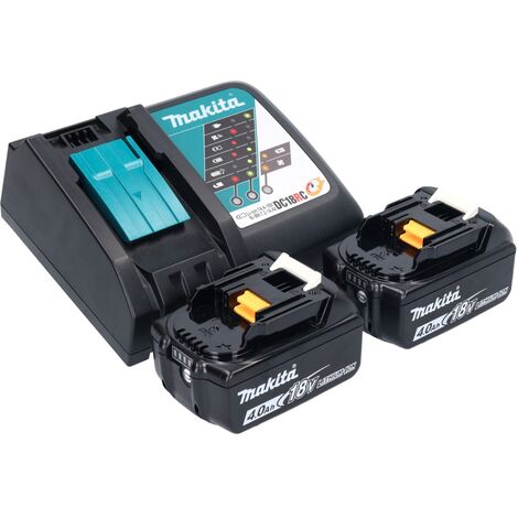 Makita DJR 189 RM Scie recipro sans fil 18 V Brushless + 2x batterie 4,0 Ah + kit chargeur