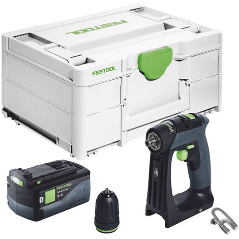 Festool CXS 18 Perceuse-visseuse sans fil 18 V 40 Nm Brushless + 1x batterie 5,0 Ah + Systainer - sans chargeur