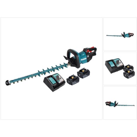 Taille-Haie Sans Fil 2 En 1 Compatible Makita 18V - Lame Gazon 15cm Et Lame Arbustes 23cm (Sans Batterie)