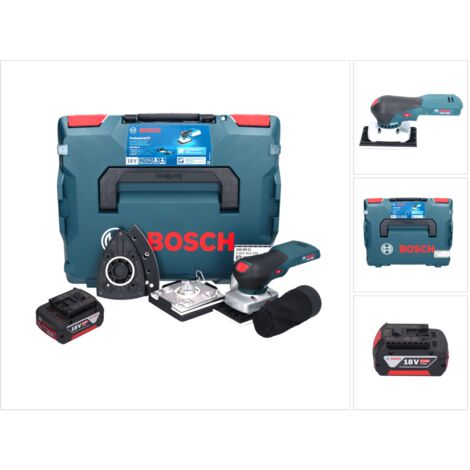 Bosch GSS 18V-13 Ponceuse vibrante sans fil 18 V + 1x batterie 5,0 Ah + L-BOXX - sans chargeur