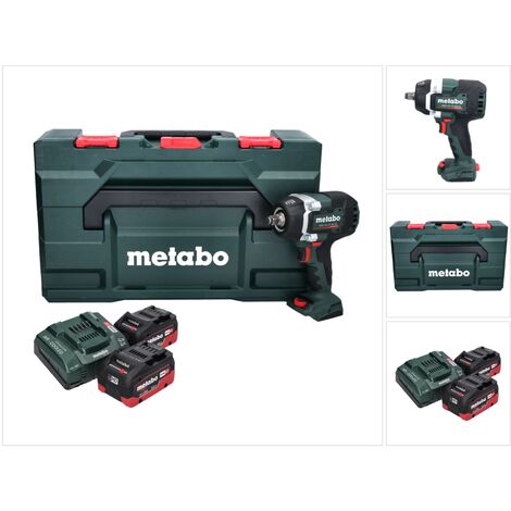 Metabo SSW 18 LTX 800 BL Visseuse à choc sans fil 18 V 800 Nm 1/2" Brushless + 2x batterie 8,0 Ah + chargeur + metaBOX (1/5)