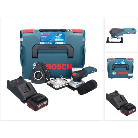 Bosch GSS 18V-13 Ponceuse vibrante sans fil 18 V + 1x batterie 5,0 Ah + chargeur + L-BOXX (1/5)