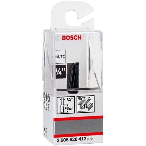 Bosch Fraise à rainurer droit en V 6 mm, D1 9,5 mm, L 12,35 mm, G