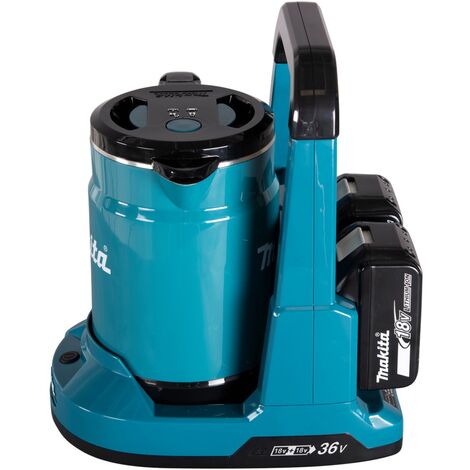 Makita DKT 360 Z bouilloire électrique sans fil 36 V ( 2x 18 V ) 0,8 L Solo - sans batterie, sans chargeur