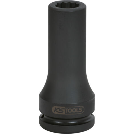 KS Tools - Douille à chocs pour culasse 12 pans 3/4'', L.110 mm - 17 mm - 455.0010 (1/5)