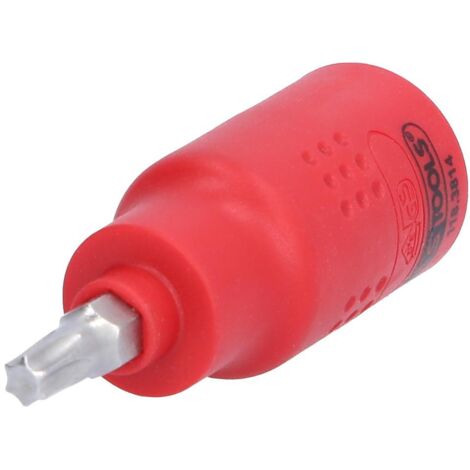 Douille porte-embout Torx isolée 3/8", T27, 60 mm (1/3)