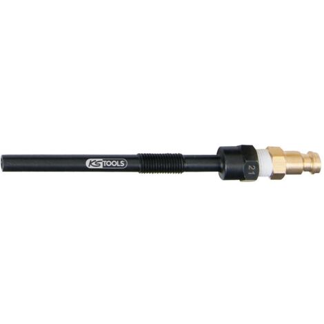 KS Tools Adaptateur pour bougie de préchauffage, M8x1,0 avec filetage mâle, longueur 120 mm (1/2)