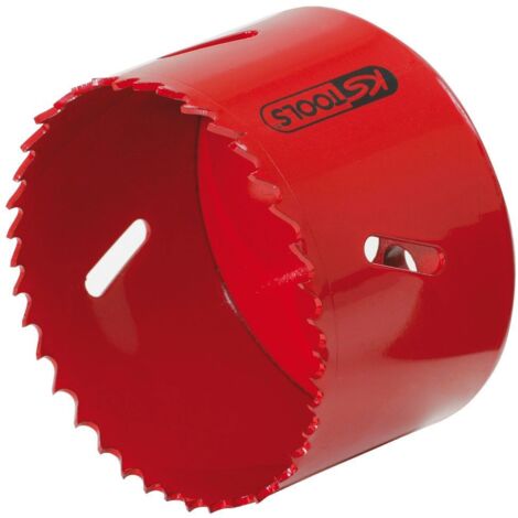 Kstools – Scie cloche HSS 67mm – Coupe précise pour métaux jusqu'à 700 N/mm² – Profondeur de coupe 38mm – Denture à hauteur variable