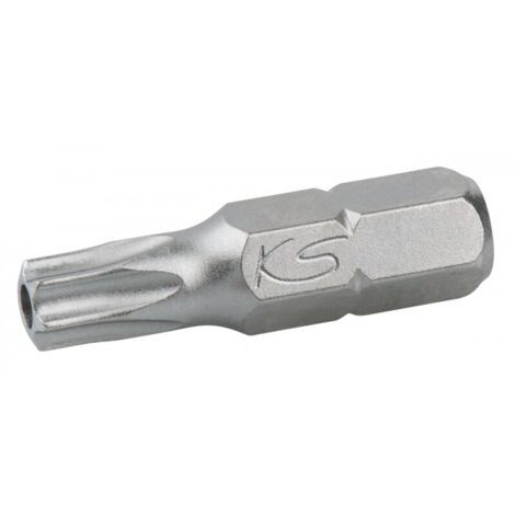 1/4" Embout de vissage Torx percé, 25mm, TB8, pack de 5 5 pièces (1/3)