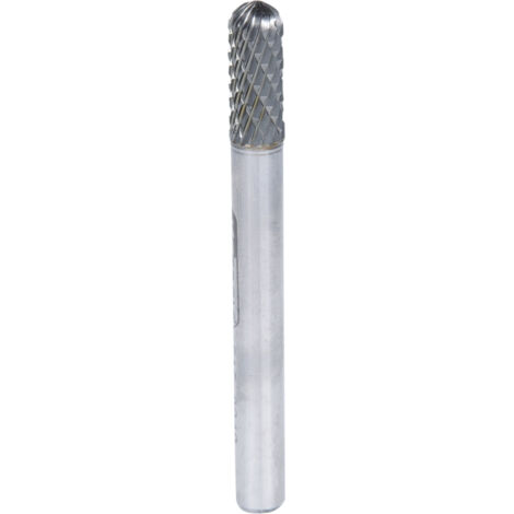 Ks Tools – Fraises HM forme C 6mm – Acier haute résistance – Longueur 61mm – Pour matériaux durs et inoxydables – Fraisage optimal (1/6)