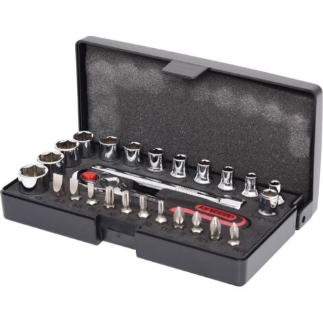Kstools – Coffret multi-outils 26 pièces – Acier chrome vanadium – Angle de reprise 5° – Système FlankTraction pour meilleure prise