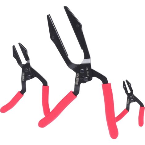 KS TOOLS Jeu de pinces de déconnexion de flexible en continu, coudées, 3 pcs ( 115.5010 ) (1/5)