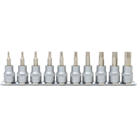 KS TOOLS 3/8' Jeu de douilles tournevis Torx, 10pcs, T10-T55 ( 911.3935 ) (1/4)
