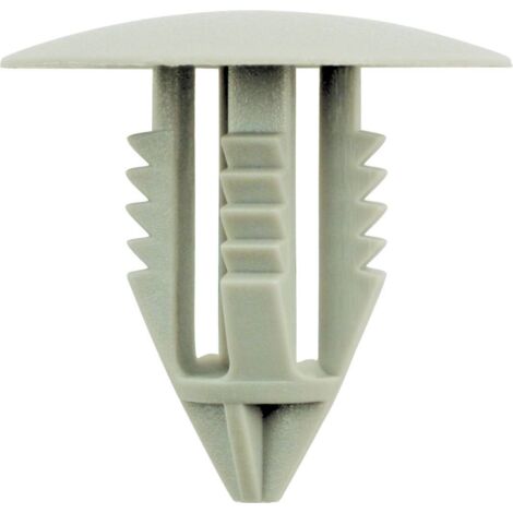 Agrafes pour fixation de pare-chocs, gris pour Volvo, pack de 50 (1/2)