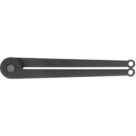 KS Tools Tournevis à deux trous, réglable, longueur 161 mm