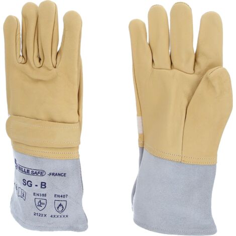 KS TOOLS Sur-gant pour gant de protection d’électricien, tailles 8+9 ( 117.0142 )