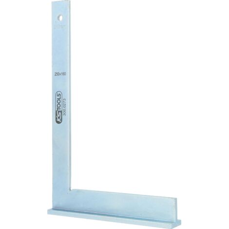 Ks Tools – Équerres à chapeau 250mm en acier – Base d'accroche travaillée sur toutes les faces – Pour travaux courants et robustesse accrue