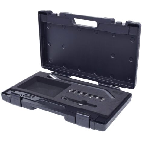 Kstools – Jeu de charnières de portes 9 pcs – Longueur 390mm – Largeur 188mm – Coffret robuste en plastique pour montage précis (1/5)