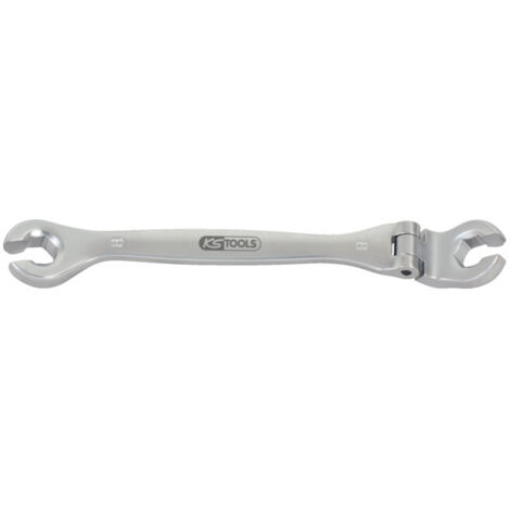 Kstools – Clé à tuyauter articulée 22 mm – Acier chromé vanadium – Coudée à 15° pour accès difficile – Montage et démontage rapide