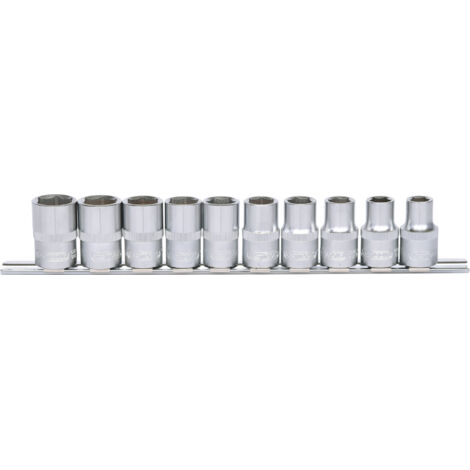 1/2" Jeu de douilles 6 pans, 10 pcs. 10-19 mm (1/4)