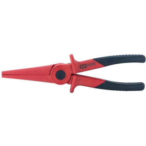 Kstools – Pince universelle 225 mm en plastique renforcé – Revêtement isolant 1000V – Poignée bi-composant soft-gripp – Pour montage compteurs