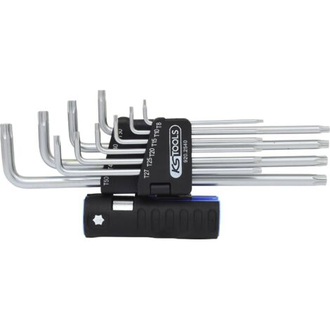 KS TOOLS Jeu de clés mâles Torx 3 en 1,10 pcs XL ( 920.2540 ) (1/4)