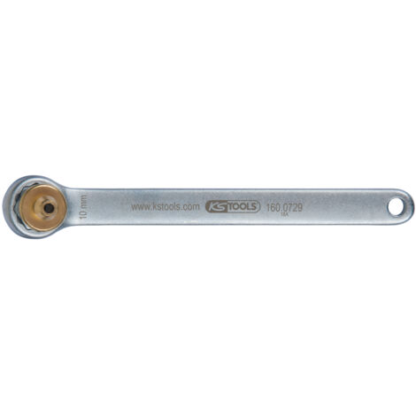 Clé de purge de frein KS Tools, extra courte, 10 mm, or (1/3)