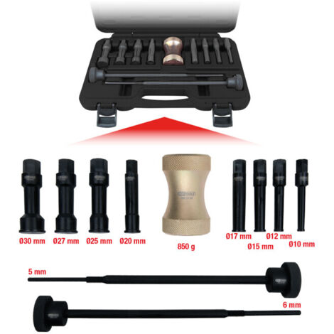 Coffret d'extracteurs par prise extérieure, 11 pcs Ø10-30mm (1/5)