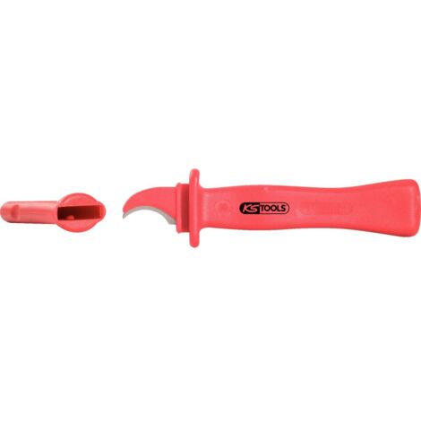 Couteau à dénuder avec revêtement isolant, 165 mm (1/2)